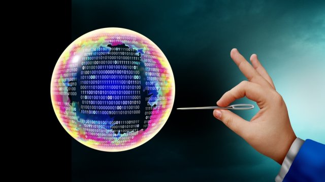 Dot-com bublina, tulipománie, železnice a teď AI?