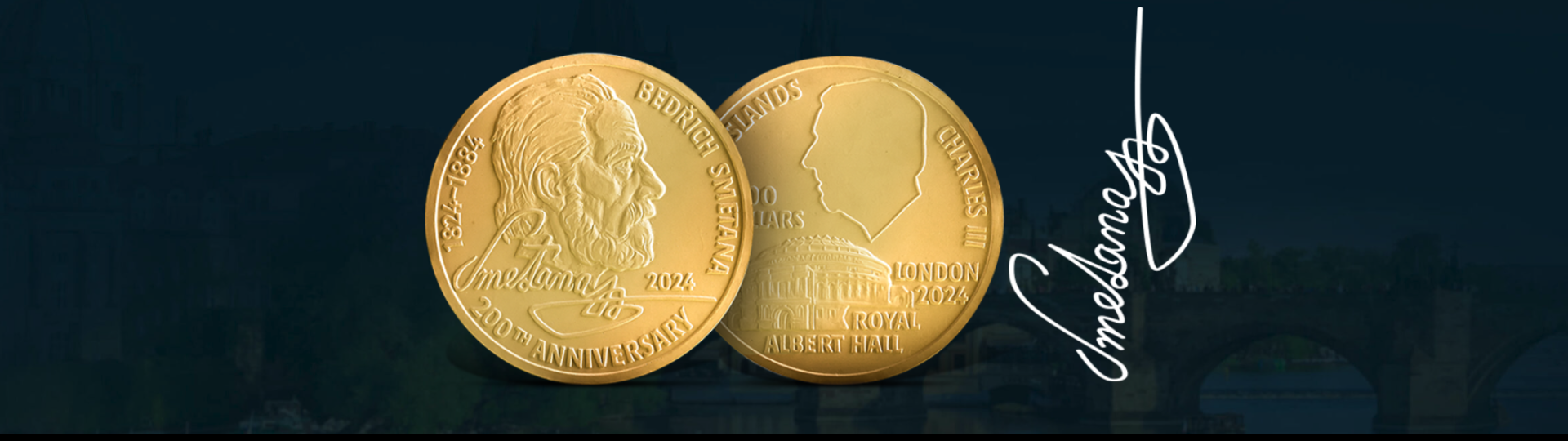 Investiční mince Bedřich Smetana pomáhá české kultuře